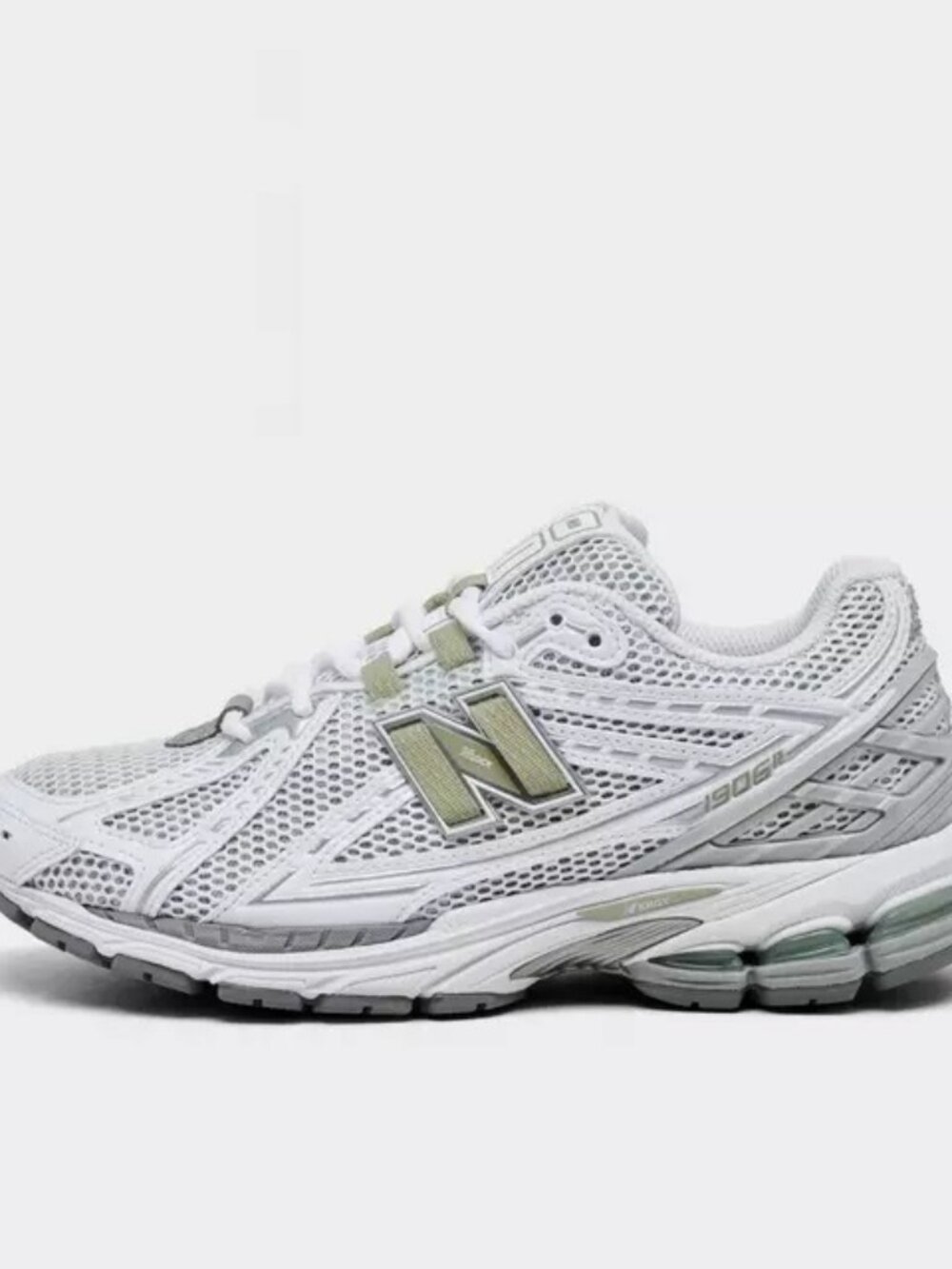 Women's New Balance 1906R Shoes - White Green U1906RJO - Picture 8 of 8